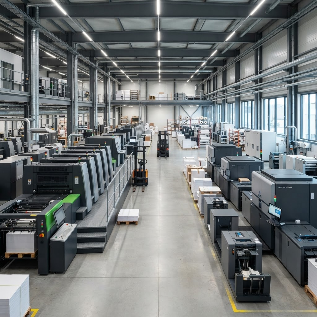 MS Paper Products manufacturing floor