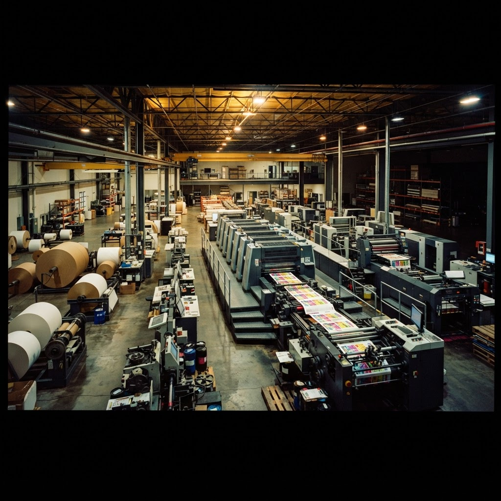 Commercial printing press facility