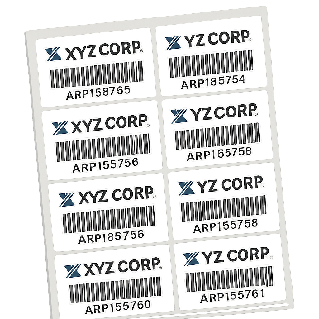 Custom Barcode Labels (Pre-Printed)